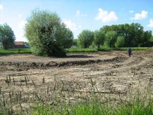 Baumaßnahme während der Bauzeit