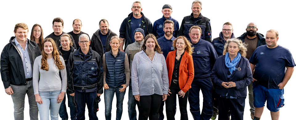 Team des Wasser- und Bodenverbands Mittlere Niers.
